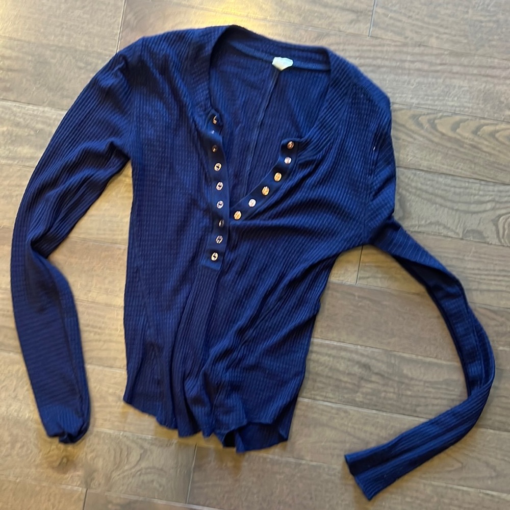 Free People Waffle Top!